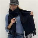 sciarpa in viscosa e lana rainbow